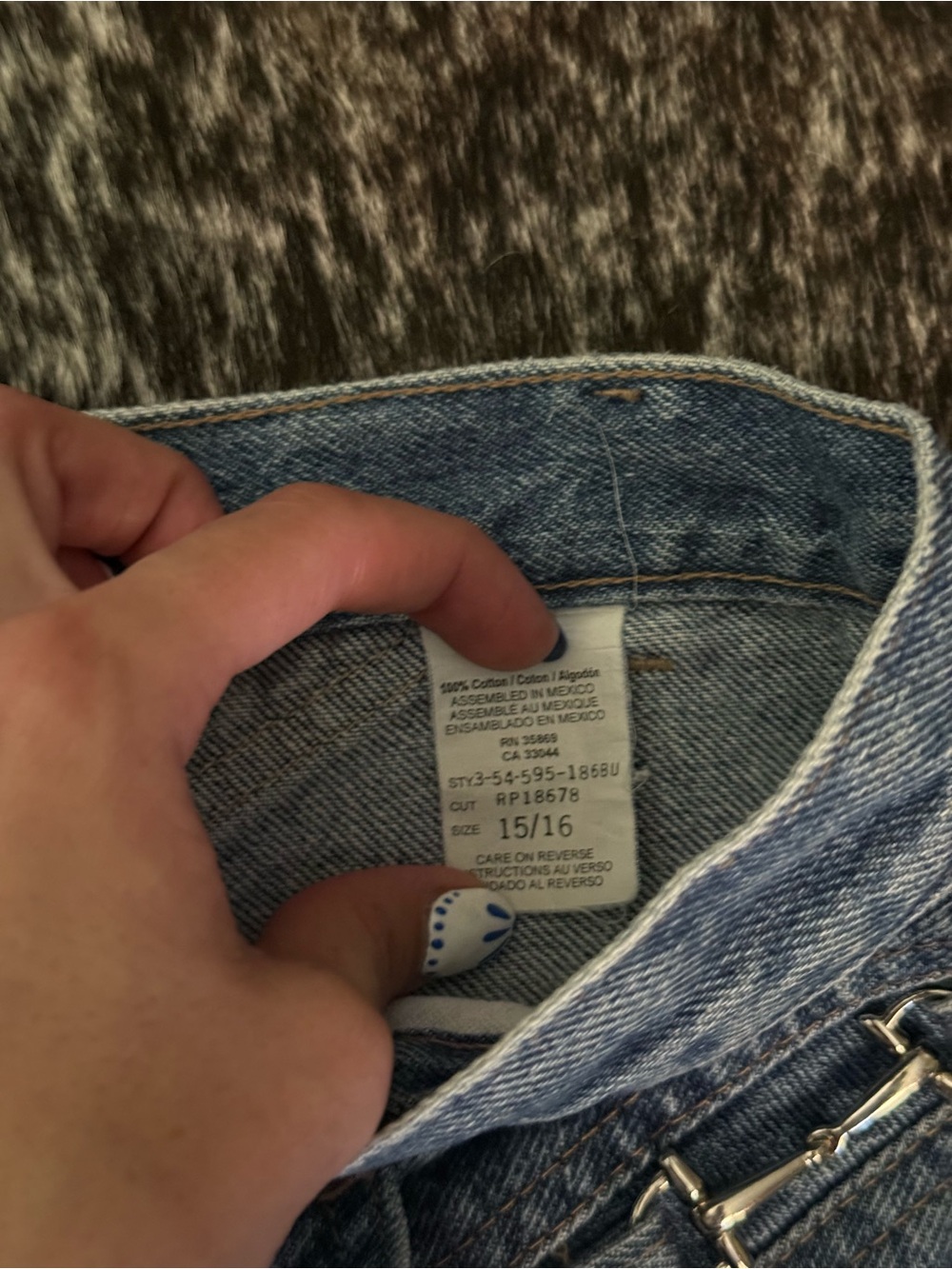 Classic Snaffle Bit Roper Denim - Picture 5 of 5